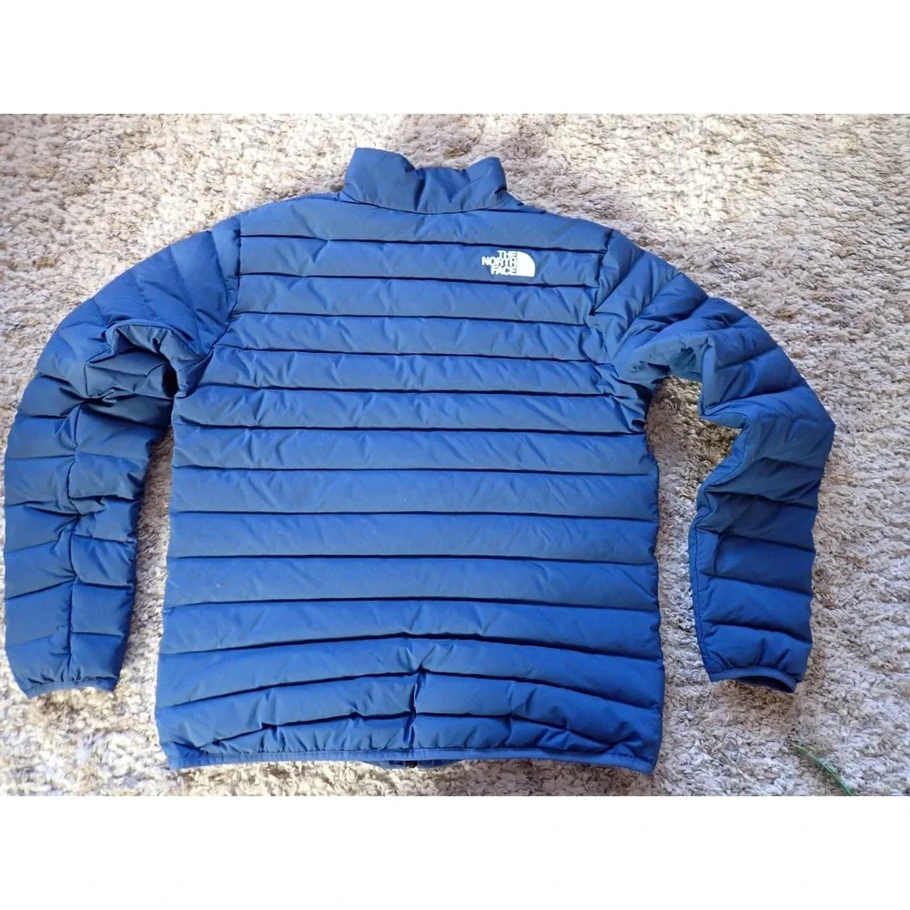The North Face Puffer Jacket Boys XL 14/16 Blue Excellent 600 Down Insulated